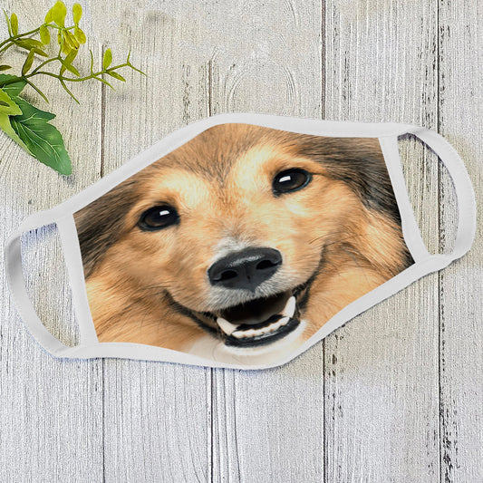 Dog Face Mask White HG