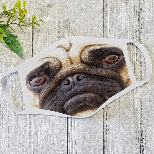 Dog Face Mask White HG