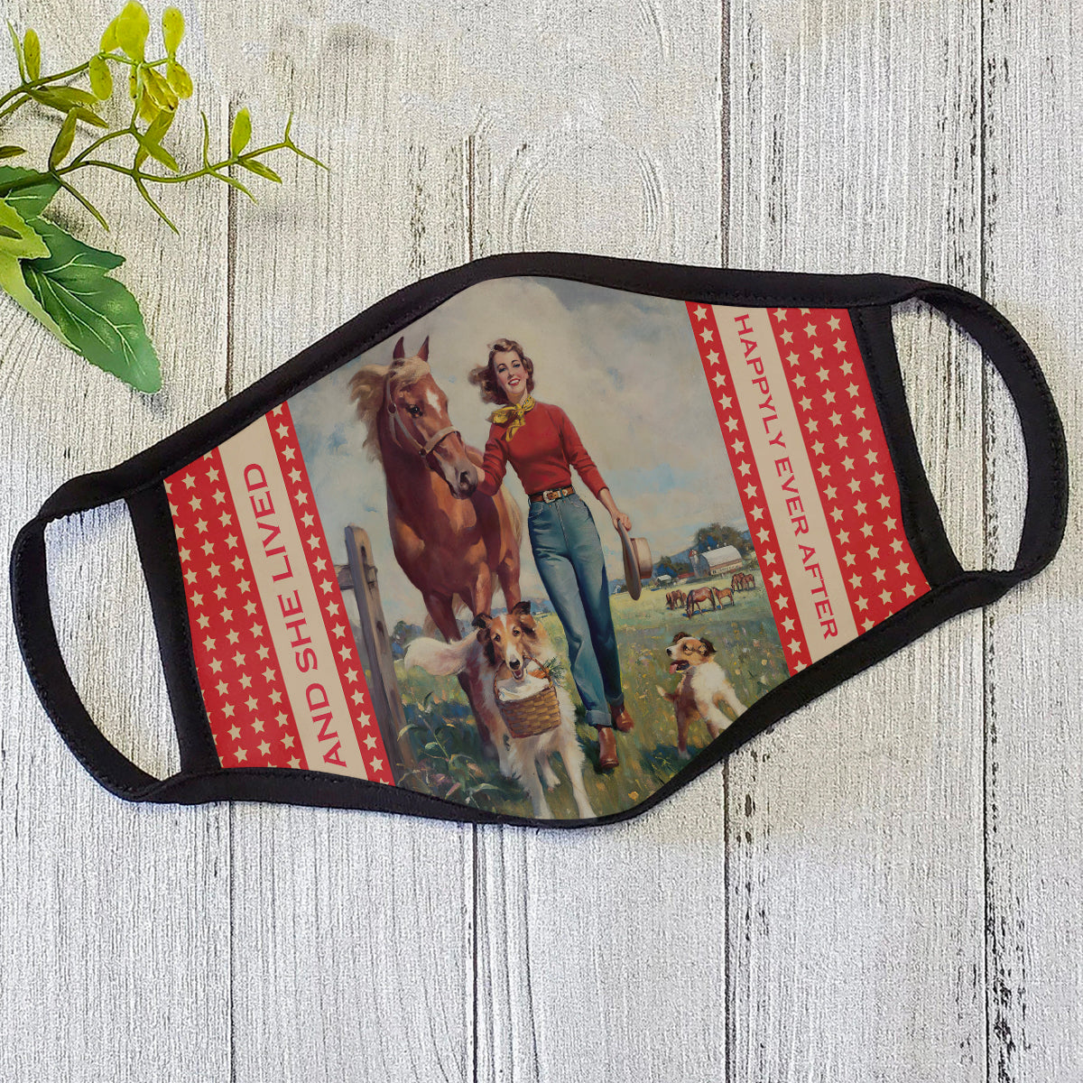 Love Horse Face Mask TN