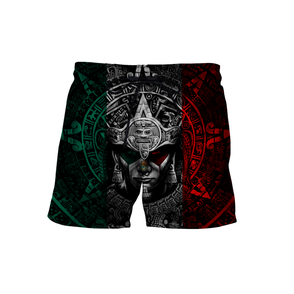 Aztec Warrior 3D All Over Printed Hoodie