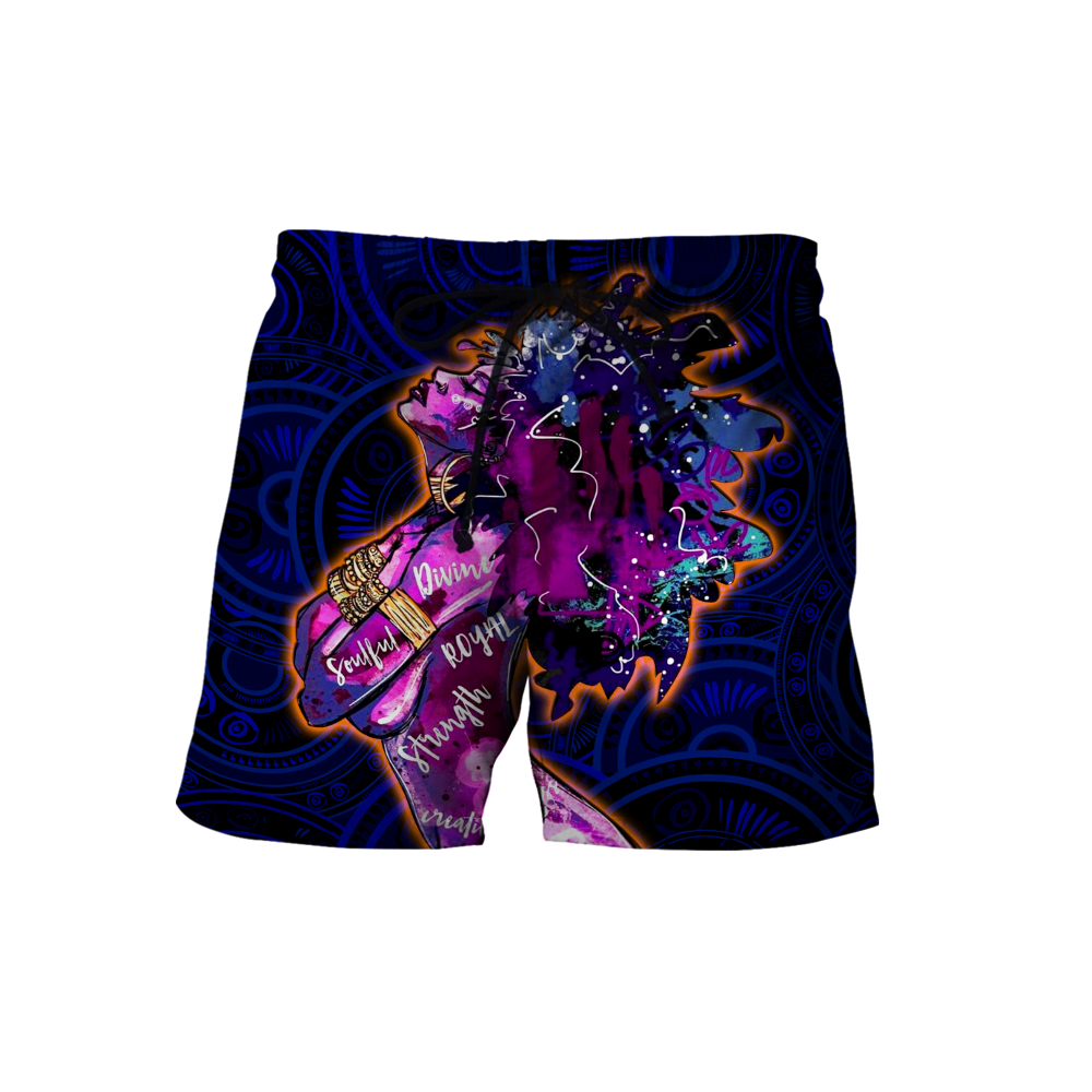 African Strong Girl Unisex Deluxe Hoodie ML