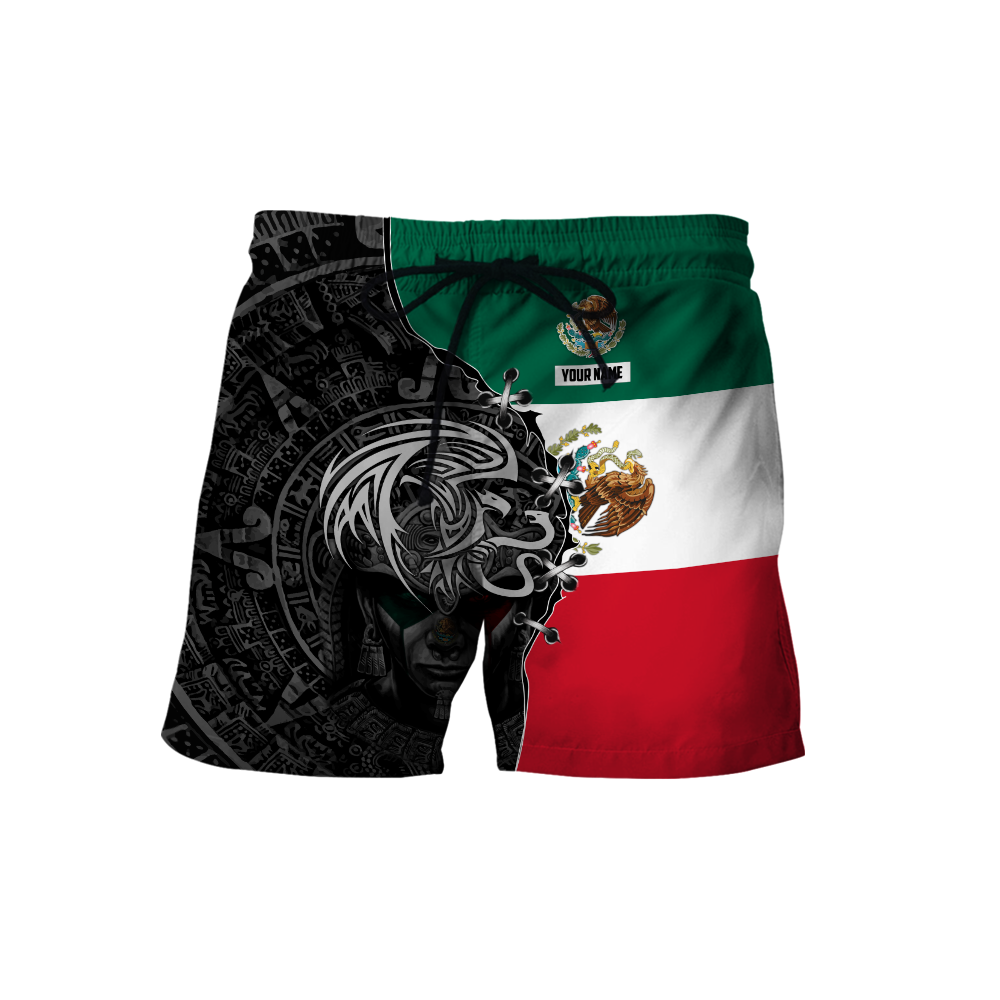 Aztec Mexico Persionalized 3D All Over Printed Unisex Shirts