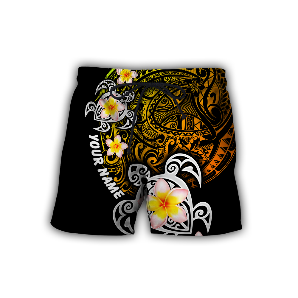 Amazing Polynesian Turtle Tattoo Personalized Unisex Deluxe Hoodie ML