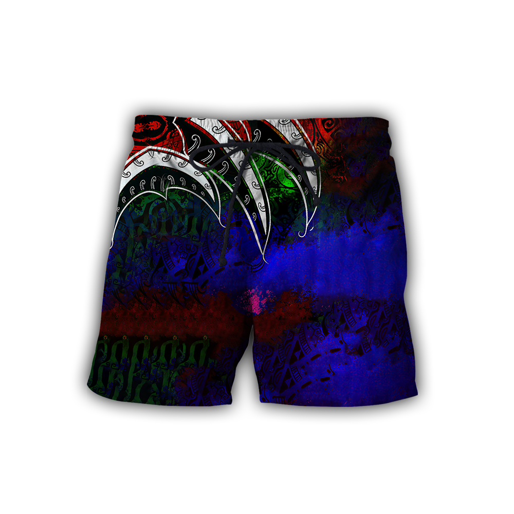 Amazing Polynesian Tattoo And Color Unisex Deluxe Hoodie ML