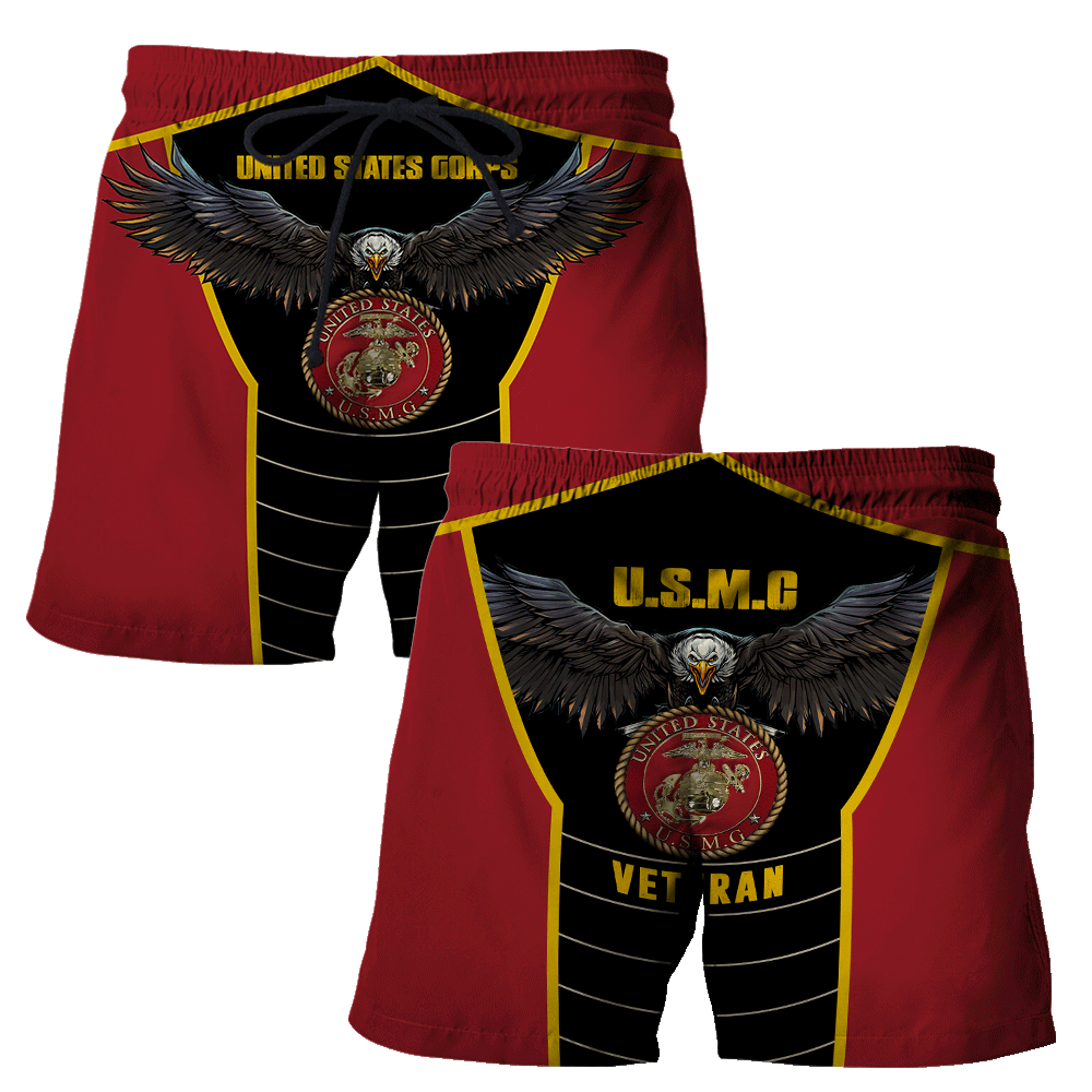 U.S Marine Corps veteran Eagle Pride design 3d print shirts Proud Military
