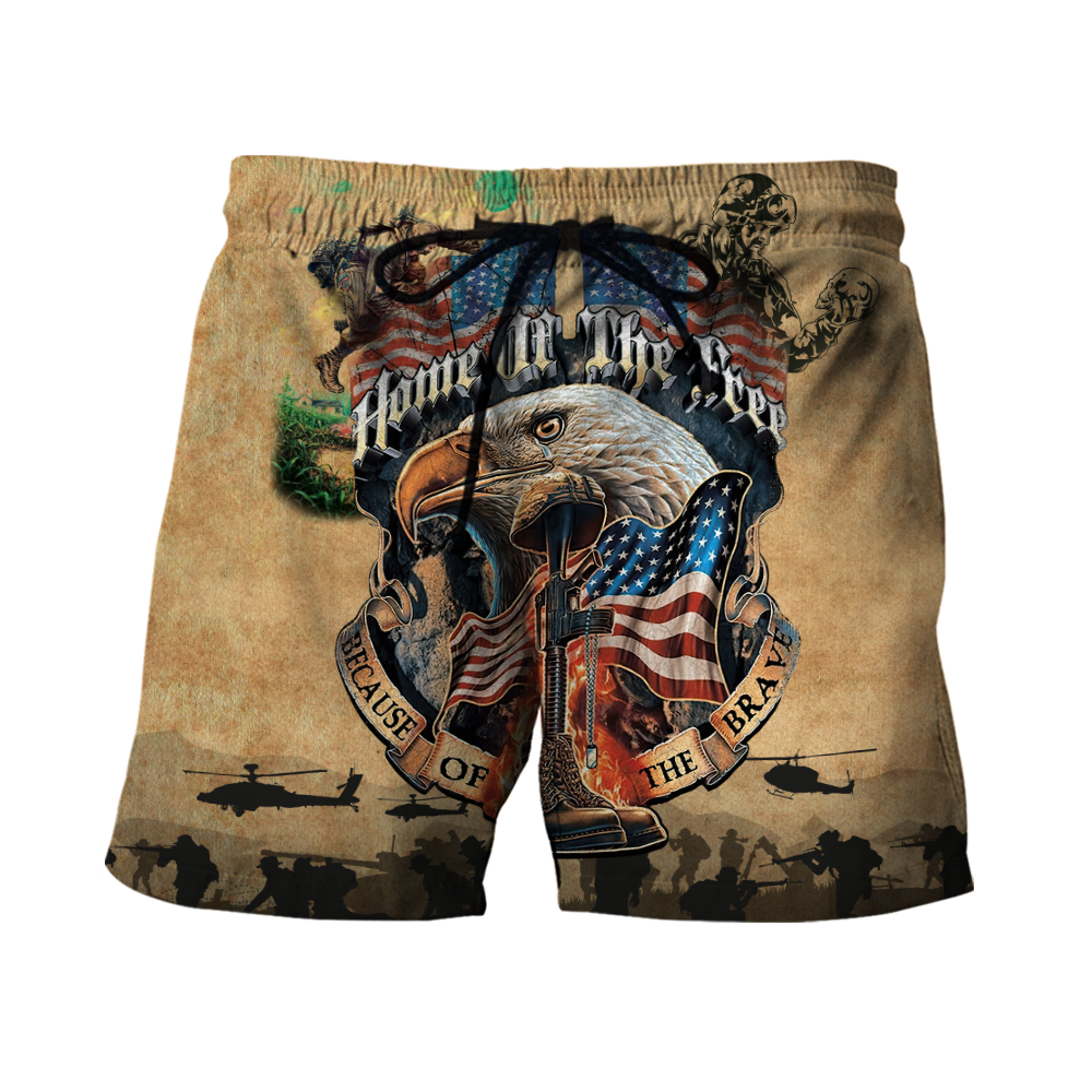 U.S Army veteran Home Free custom name design 3d print shirts Proud Military