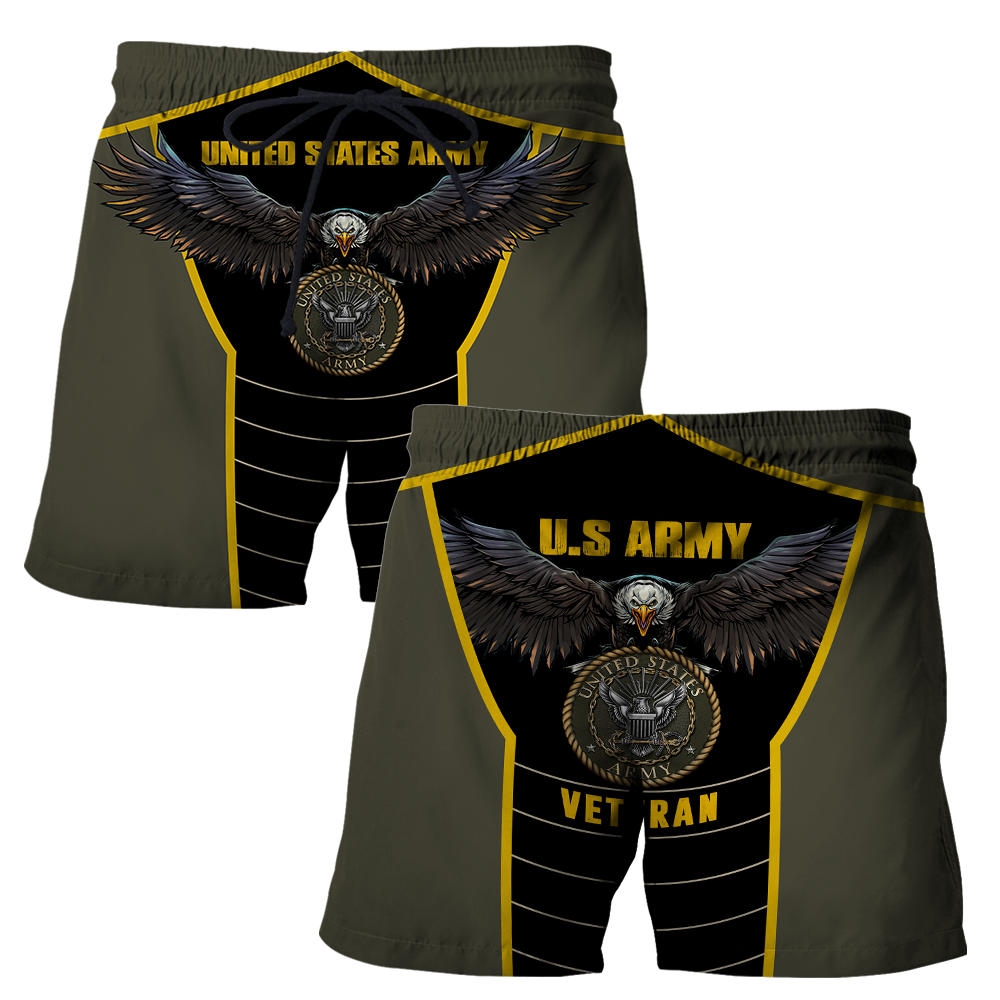 U.S Army veteran Eagle Pride design 3d print shirts Proud Military
