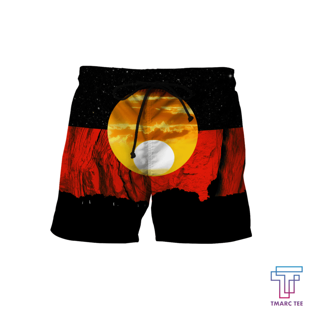 Tmarc Tee Australia Koori Kangaroo Aboriginal Flag™ All Over Print Hoodies HC