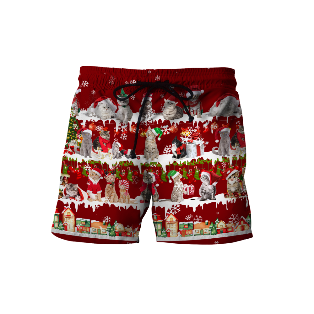 All Cat Breeds Christmas unisex 3d all over printed shirts