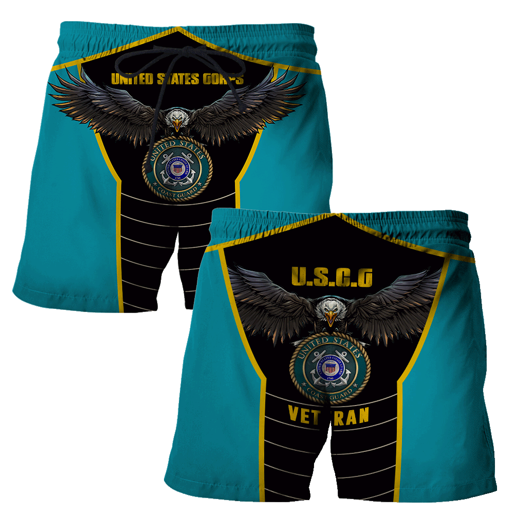 U.S Coast Guard veteran Eagle Pride design 3d print shirts Proud Military