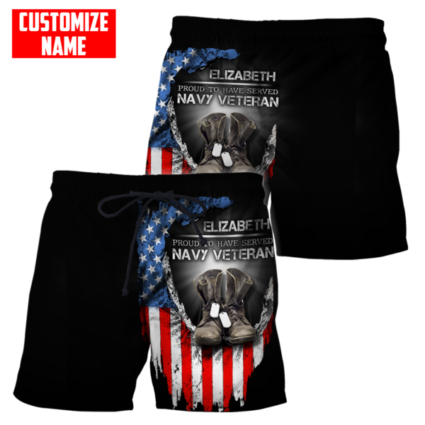 Proud To Have Served Navy Veteran 3D All Over Printed For Man And Women