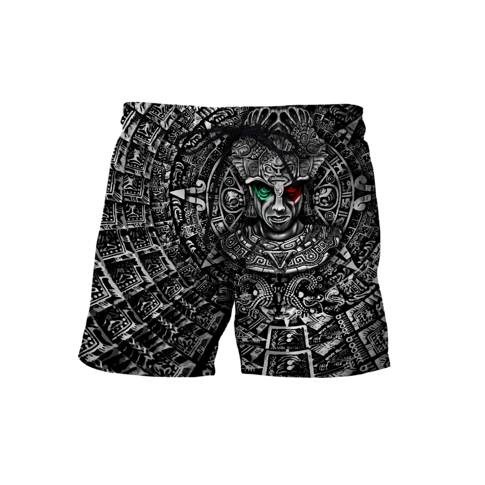 Aztec Warrior Mexican 3D All Over Printed Unisex Shirts