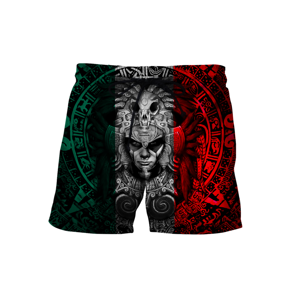 Aztec Warrior Mexico 3D All Over Printed Shirts