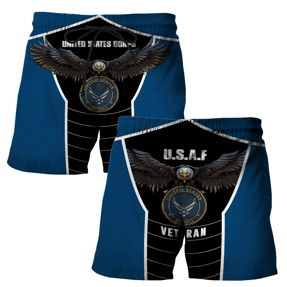 U.S Airforce veteran Eagle Pride design 3d print shirts Proud Military