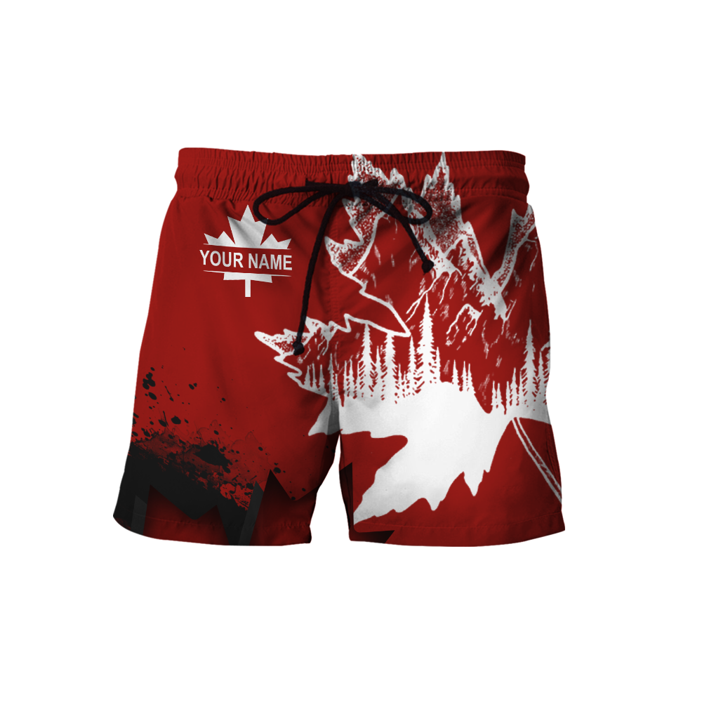 Canada Day No30 Personalized Name Pullover Premium Unisex Hoodie