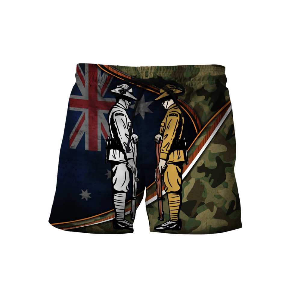 Tmarc Tee Remembrance Soldiers camo Australia and Kiwi 3D print shirts