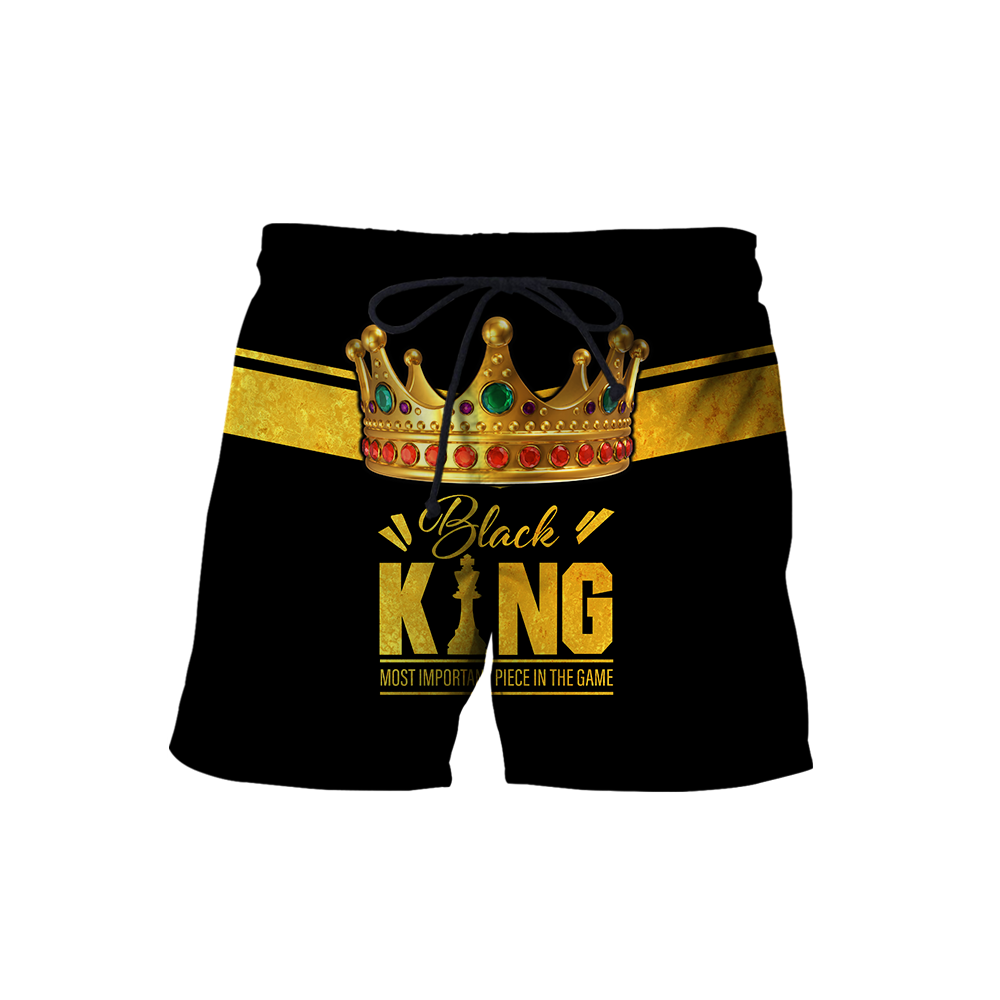 African Culture Custom Name Black King Unisex Hoodie ML