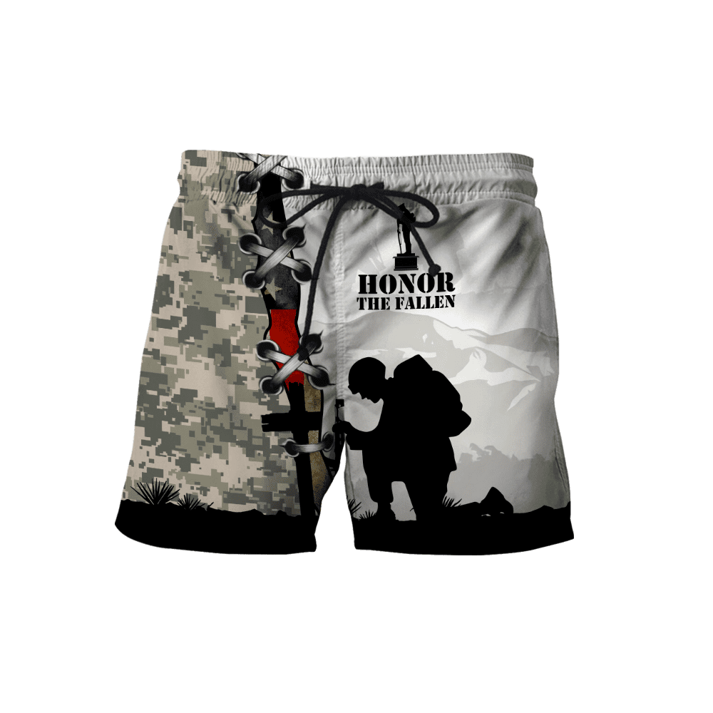 American Veteran 3D Over Printed Unisex Deluxe Hoodie ML