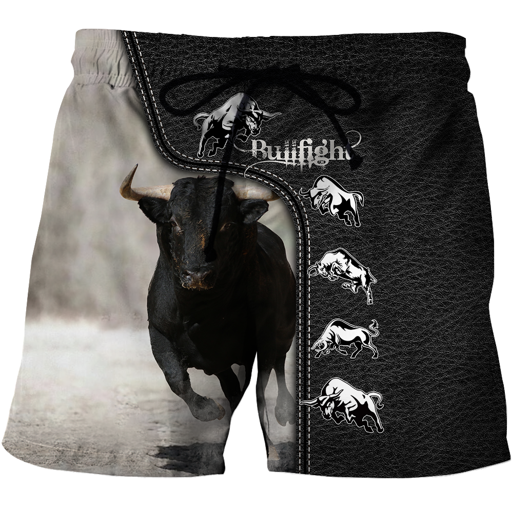 Bullfight Persionalized Your Name 3D All Over Printed Shirts
