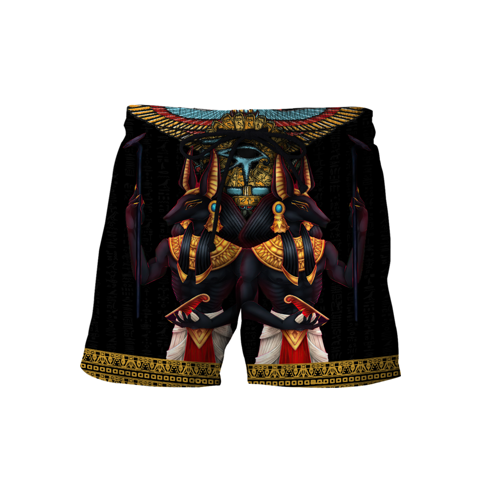 Anubis Horus eye and egyptian falcon 3D Shirts