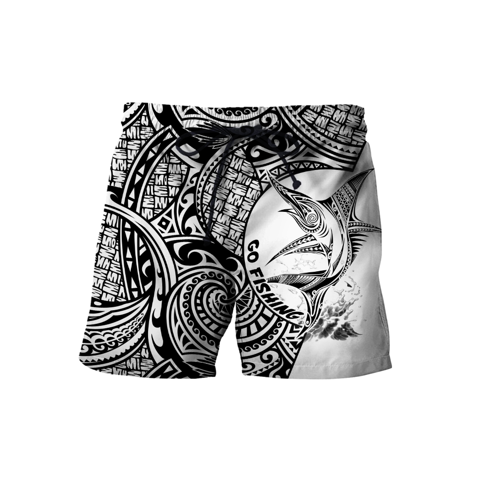 Amazing Polynesian Go Fishing Marline Fish Personalized Unisex Deluxe Hoodie ML