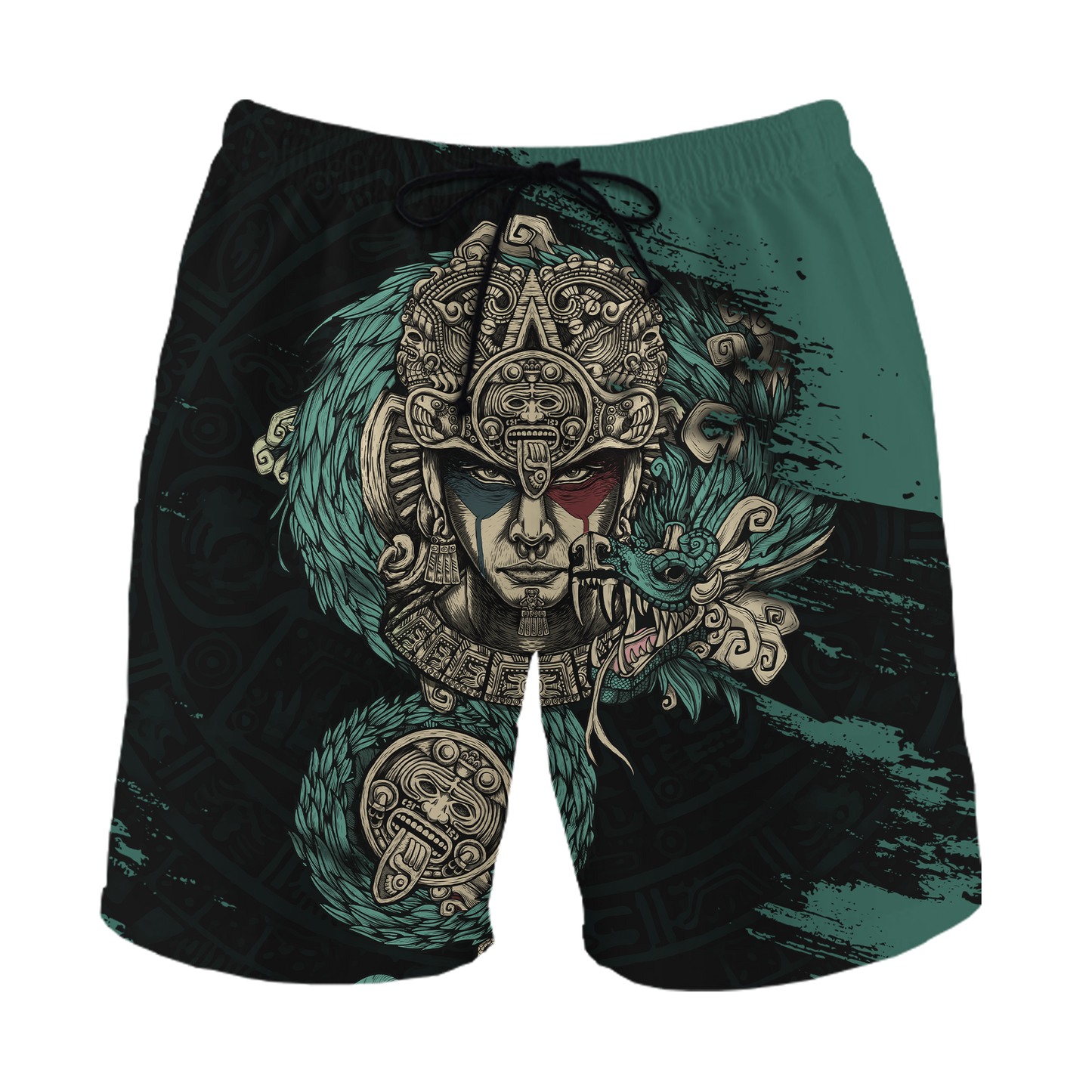 Aztec Warrior 3D All Over Printed Unisex Hoodie no3