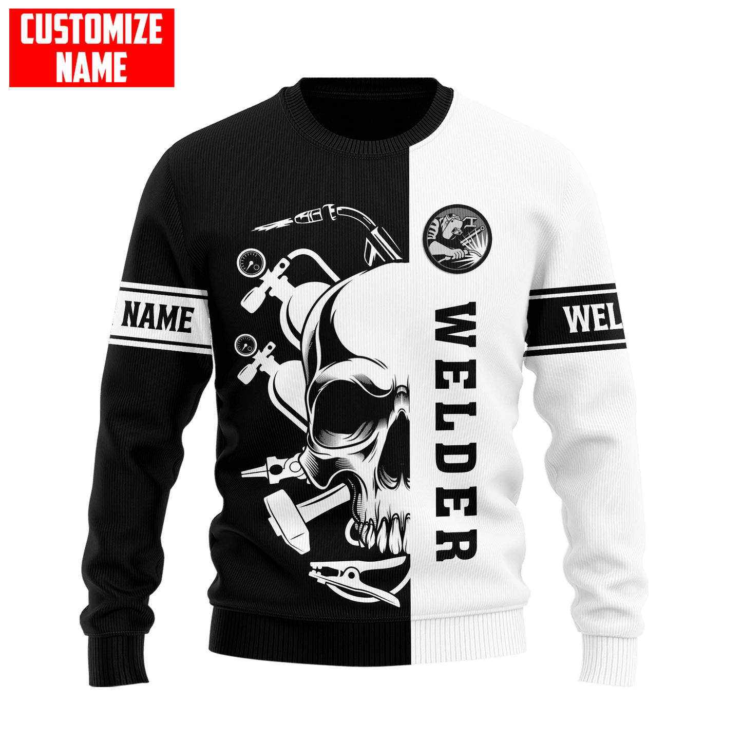 Tmarc Tee Personalized Welder Apparel Skull Welding