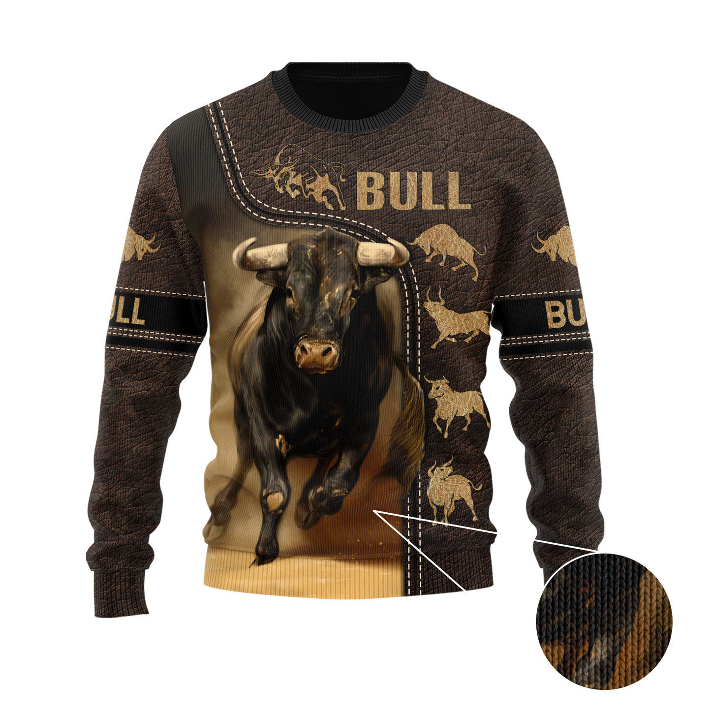 Bull 3D All Over Printed Shirts Pi08032102