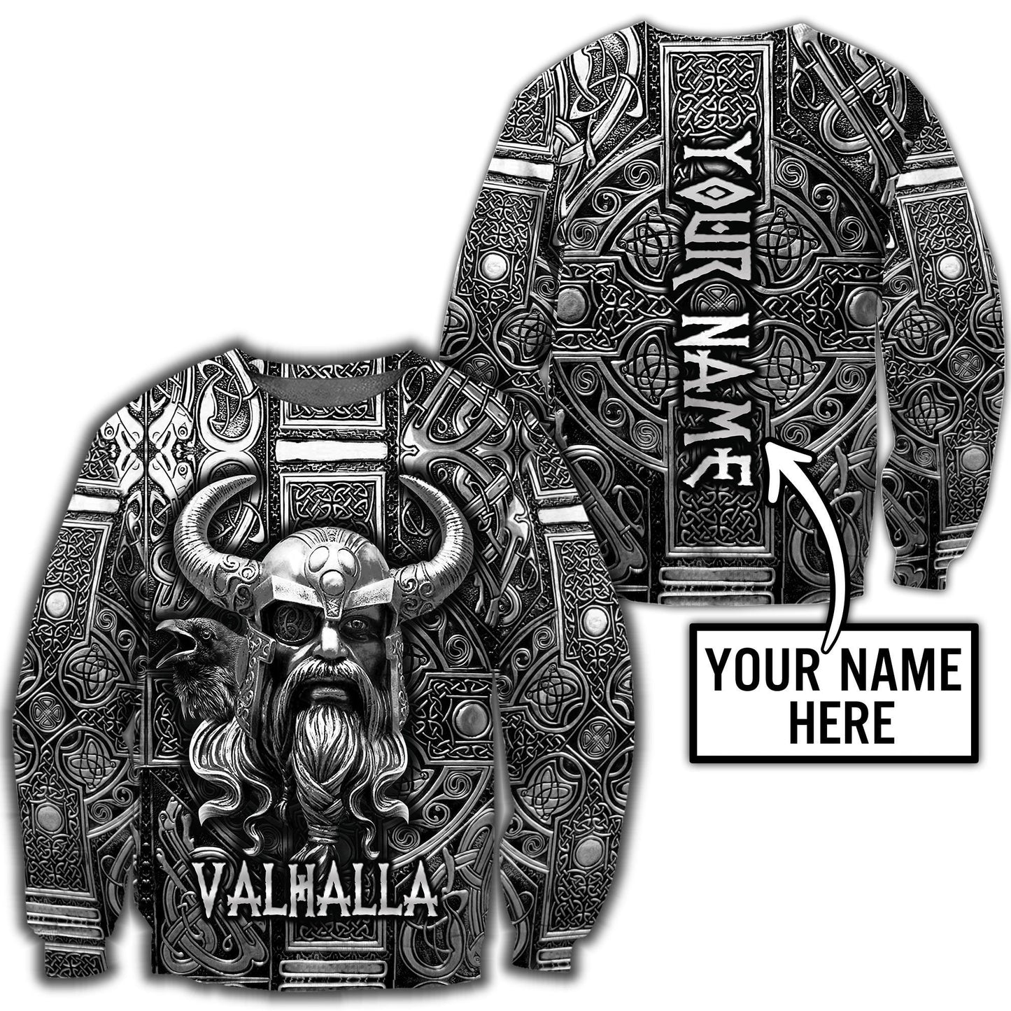 Valhalla Custom Name Unisex Shirts