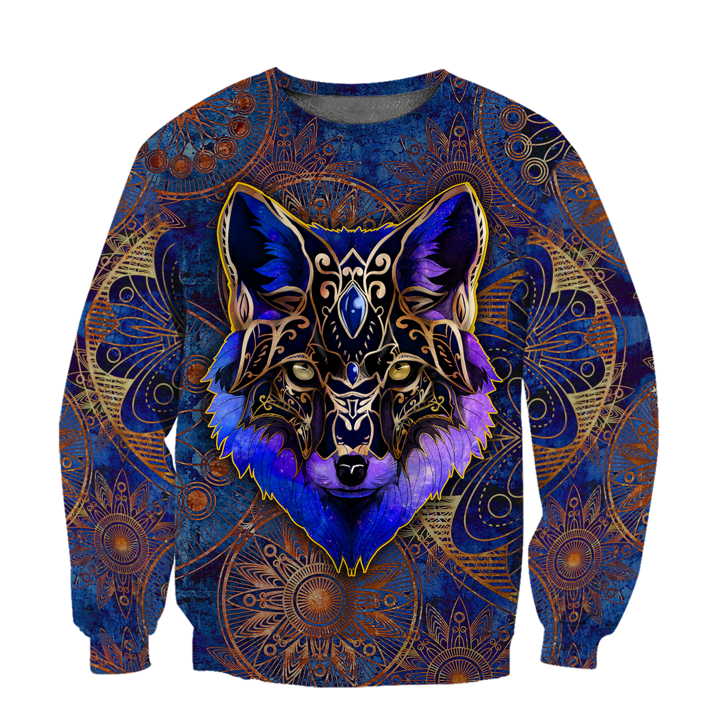 The Alpha Wolf 3D All Over Printed Unisex Deluxe Hoodie ML