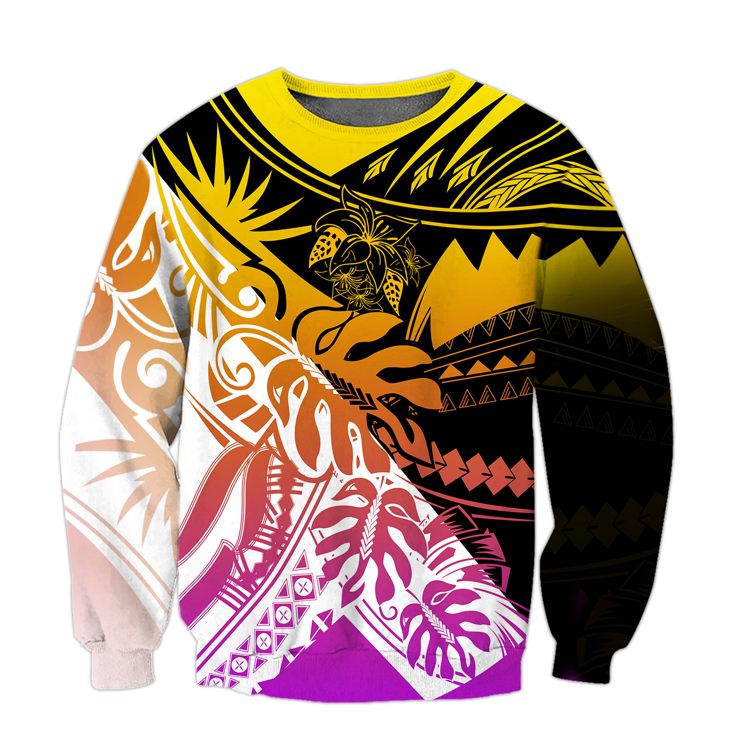 Amazing Polynesian Frangipani Unisex Deluxe Hoodie ML