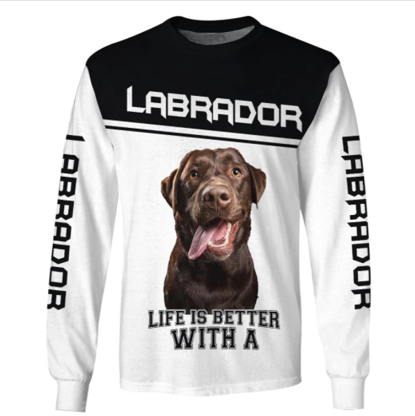 Labrado Retriever - Best Friend 3D Unisex Shirts