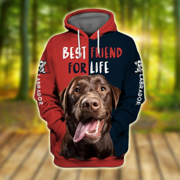 Labrado Retriever - Best Friend 3D Unisex Shirts