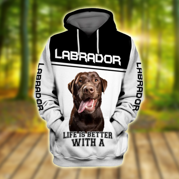 Labrado Retriever - Best Friend 3D Unisex Shirts