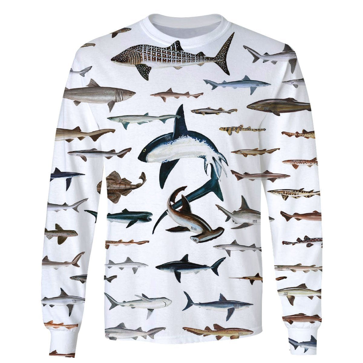 3D All Over Print Shark Hoodie-Apparel-6teenth World-Sweatshirt-S-Vibe Cosy™