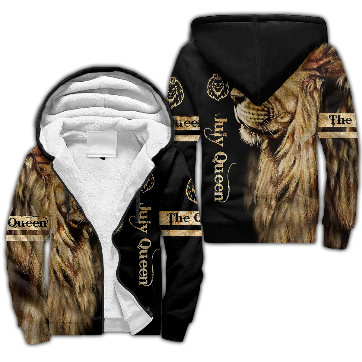 August Lion Queen 3D All Over Printed Shirt for Women