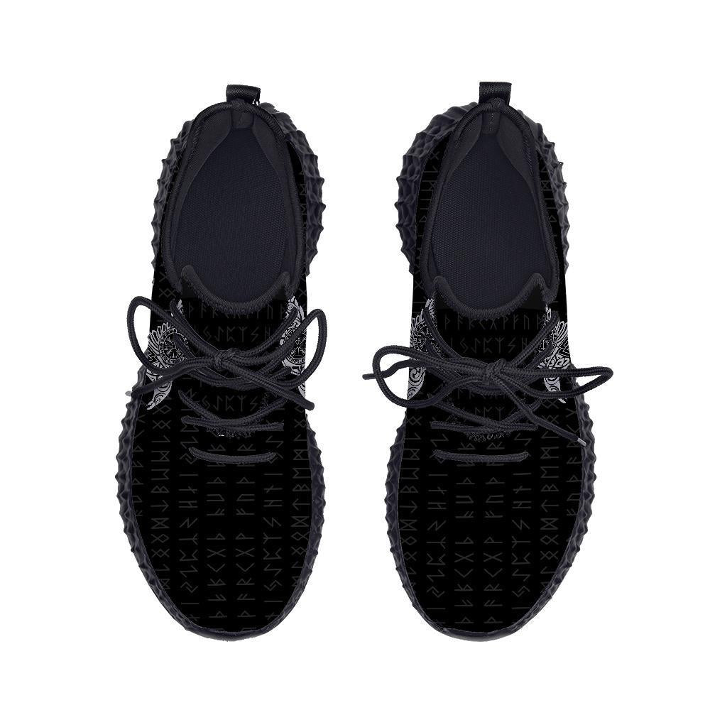 Vikings - The Raven of Odin Tattoo Shoes - Amaze Style™-
