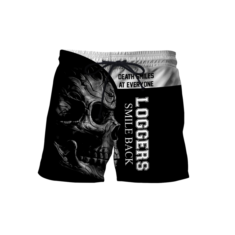 3D Logger Dead Skull Unisex Shirts