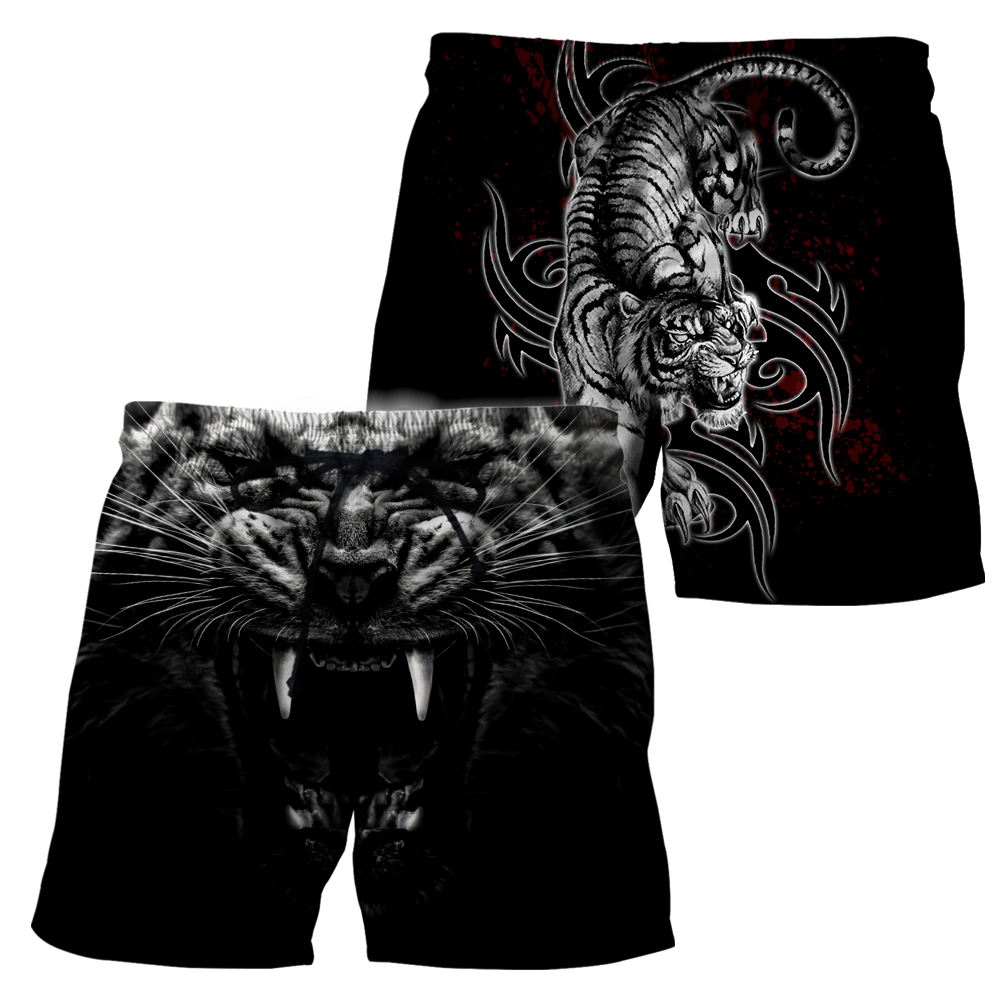 Tattoo White Tiger  3D All Over Printed Unisex Shirts