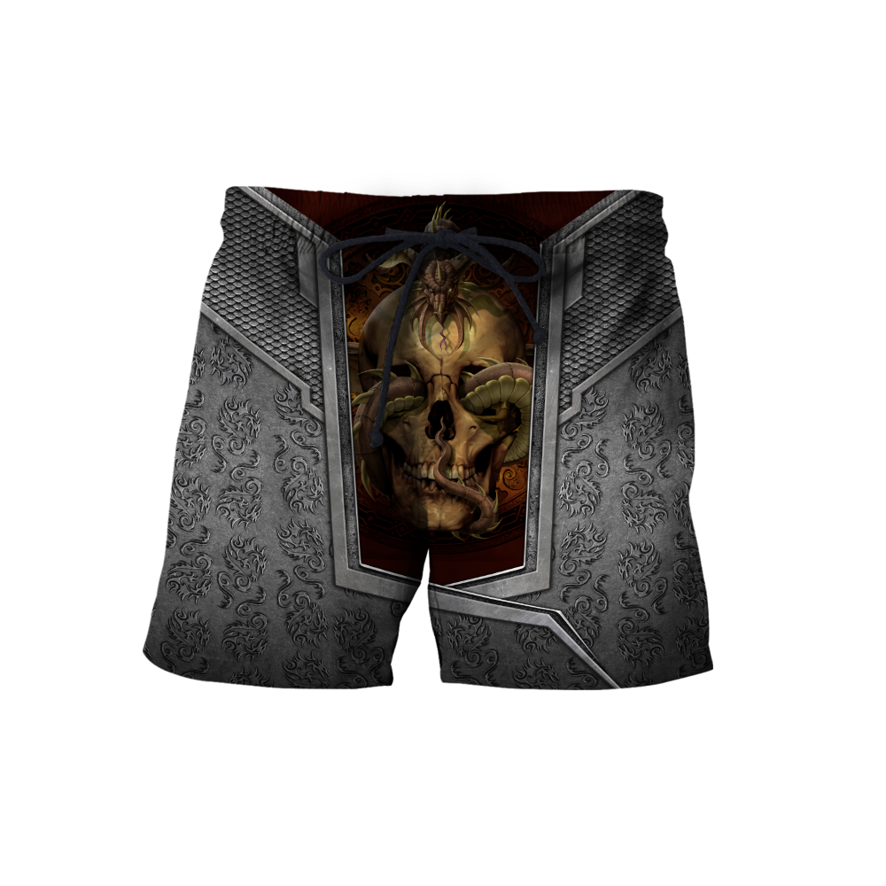 3D Tattoo and Dungeon Dragon Hoodie HAC020113-Apparel-NM-Shorts-S-Vibe Cosy™