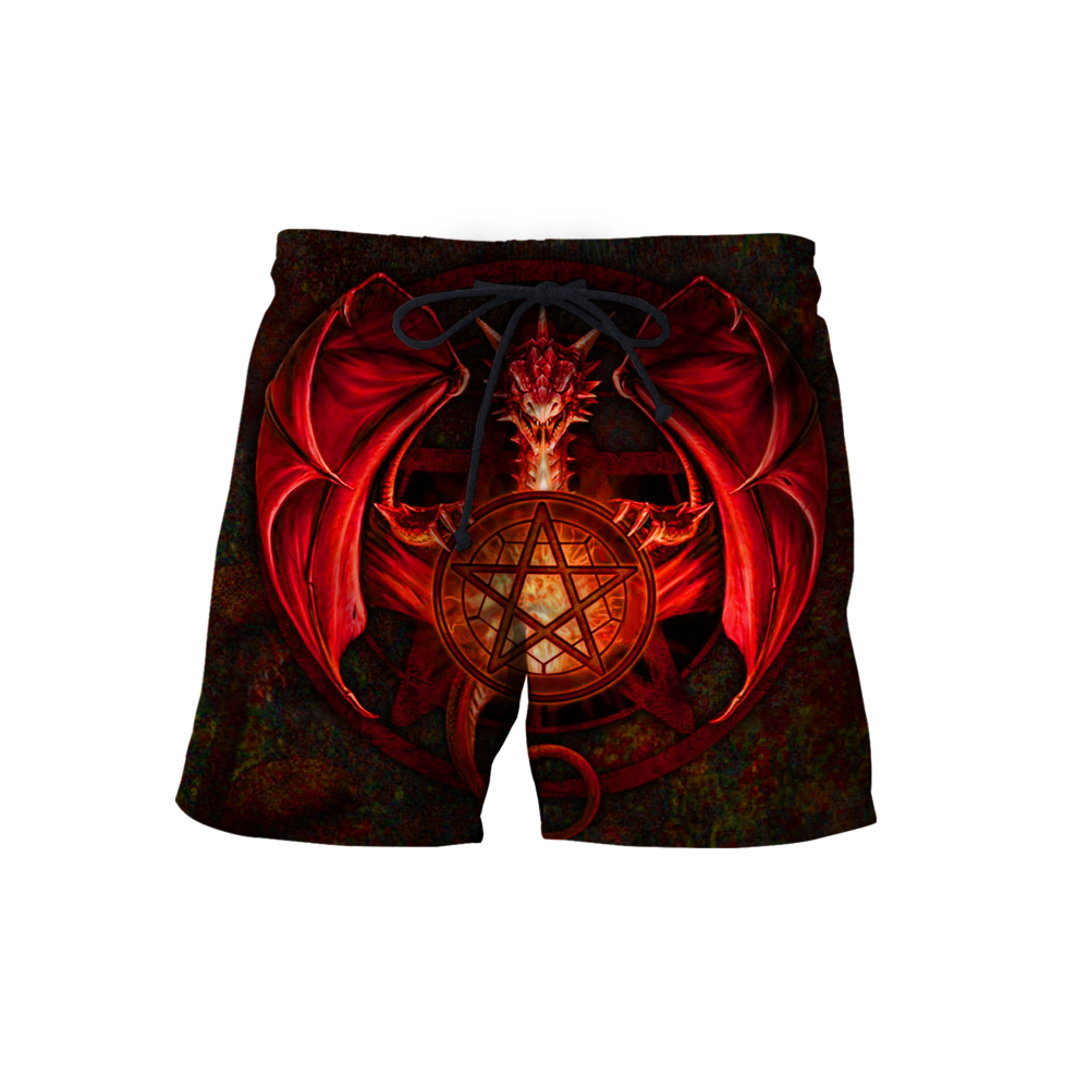 Tattoo and Dungeon Dragon Hoodie T Shirt For Men and Women HAC090607-Apparel-NM-Shorts-S-Vibe Cosy™