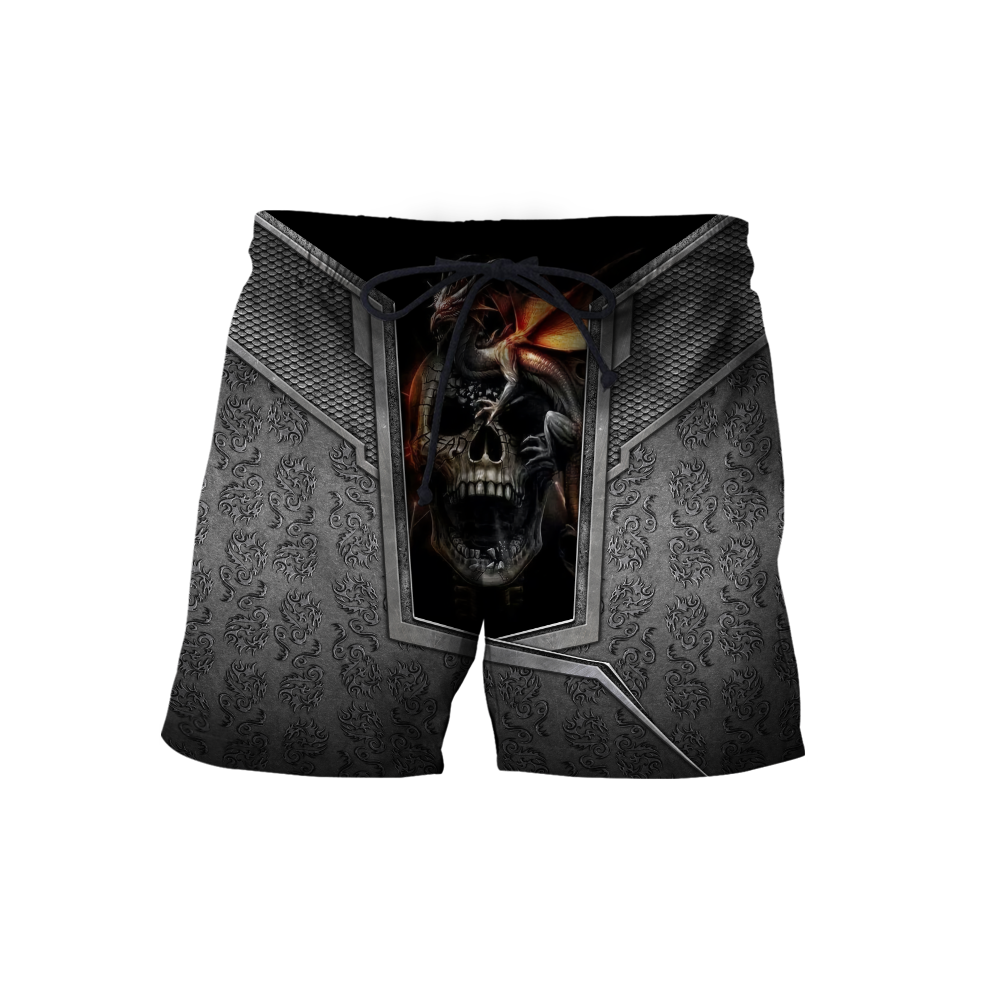 3D Tattoo and Dungeon Dragon Hoodie HAC020112-Apparel-NM-Shorts-S-Vibe Cosy™