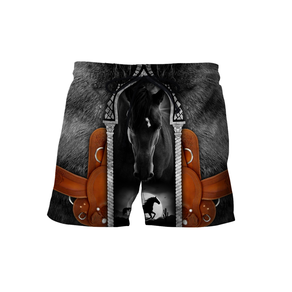 Beautiful Horse 3D All Over Printed shirt for Men and Women Pi080101-Apparel-MP-Shorts-S-Vibe Cosy™