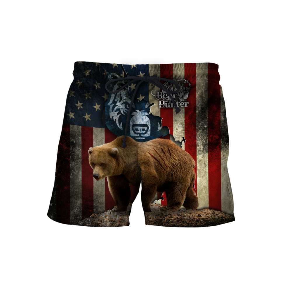 Bear hunter camo 3D all over printed shirts for men and women Pi111201 PL - Amaze Style™-Apparel