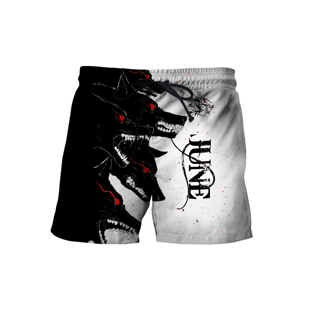 The Dark Wolf June 3D All Over Printed Unisex Deluxe Hoodie ML