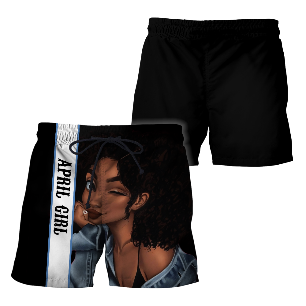 April Girl Customize Name 3D All Over Printed Hoodie