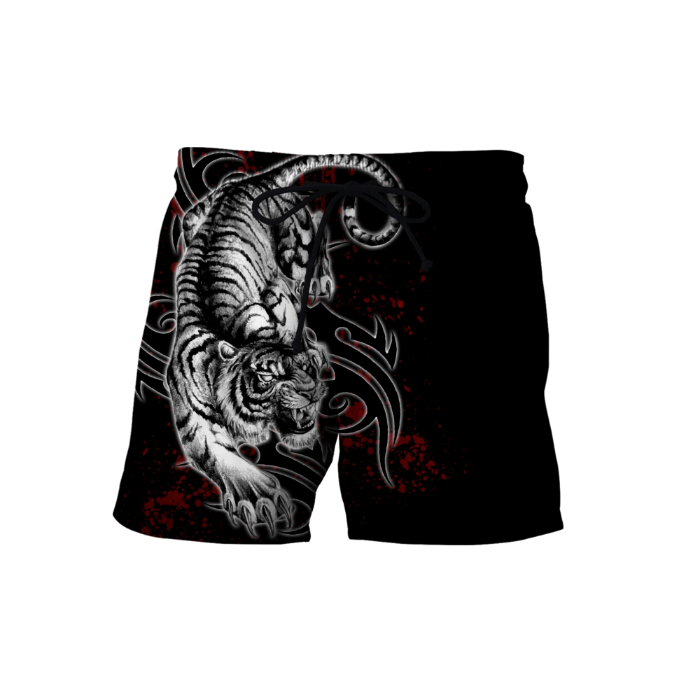 White Tiger 3D All Over Printed Shirt for Men and Women