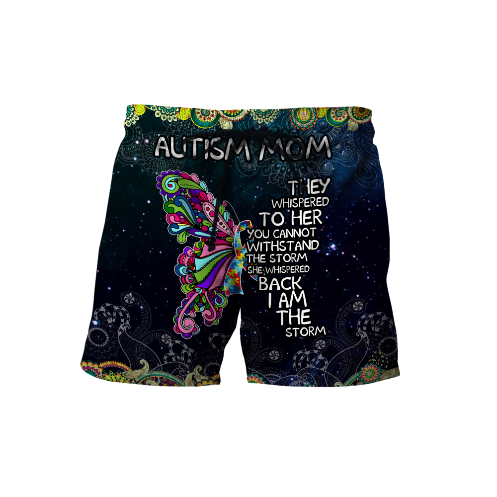 Autism Mom-Butterfly 3D All Over Print Shirts DQB08142002