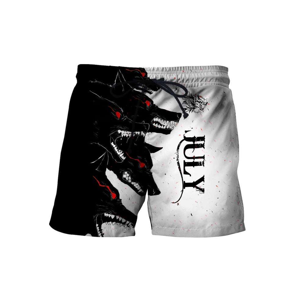 The Dark Wolf July 3D All Over Printed Unisex Deluxe Hoodie ML