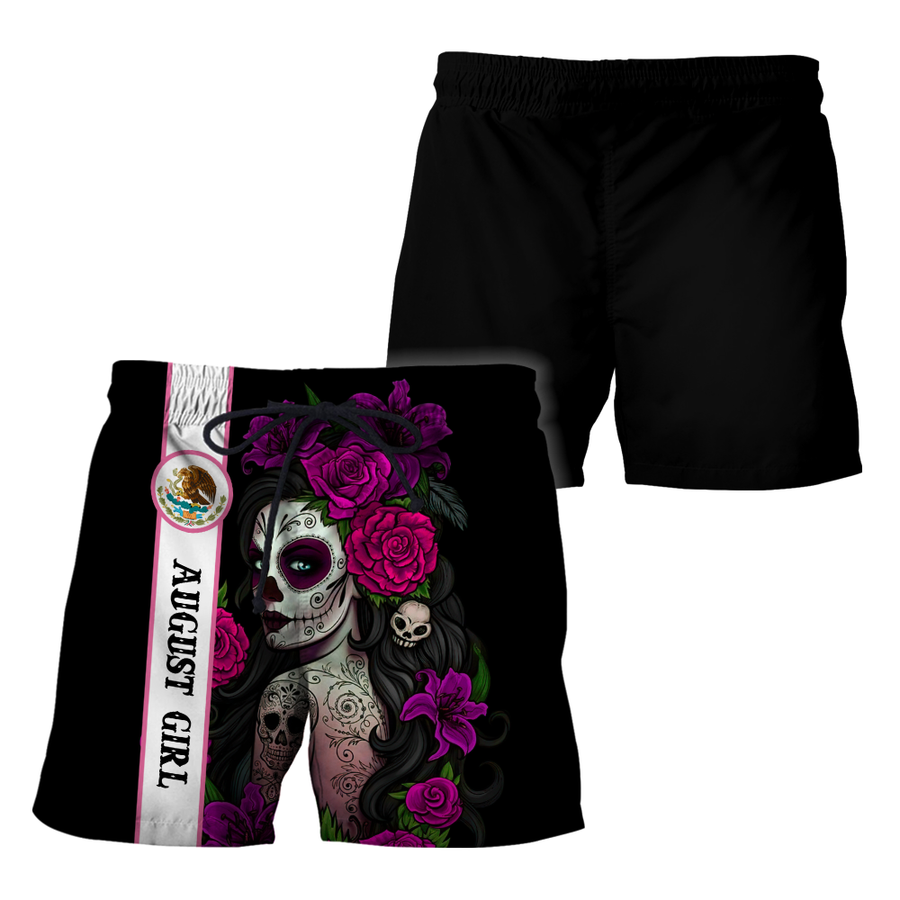 August Girl Customize Name 3D All Over Printed Shirts For Women MH10112008